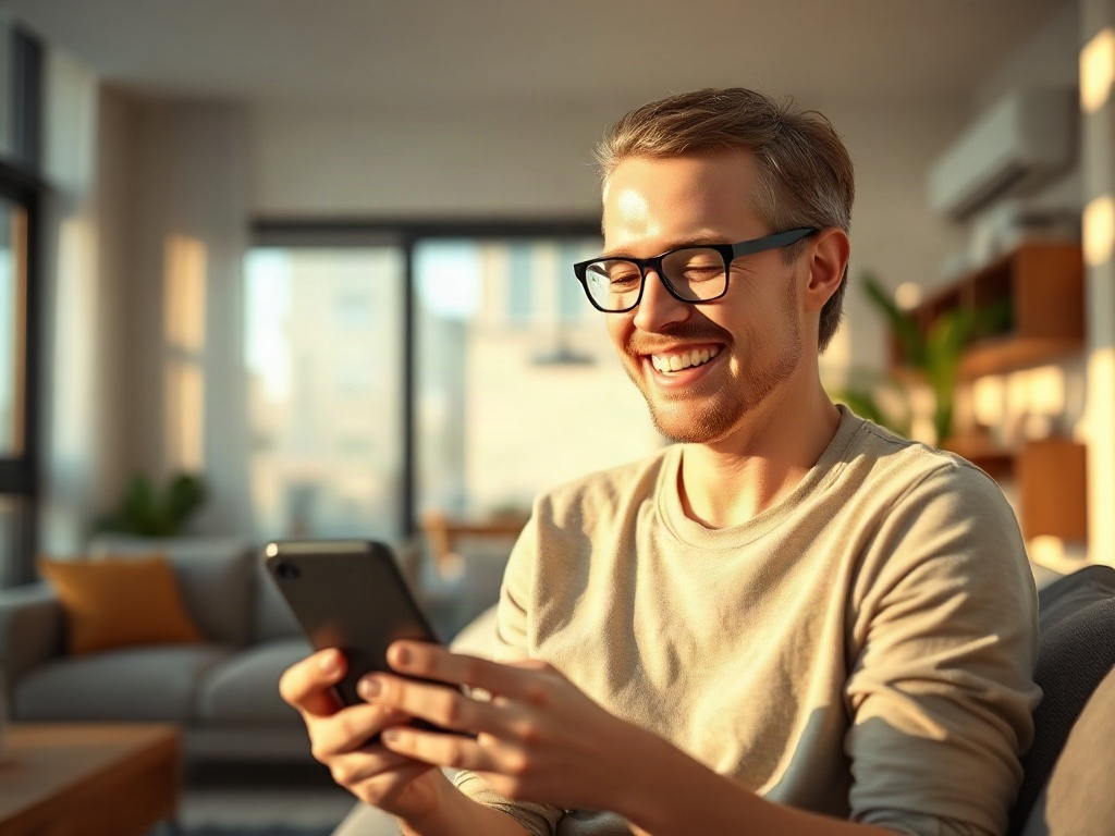 A person enjoying Dr. Kegel on their phone